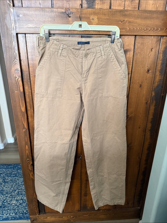 Brandy Melville Pants - Brandy Melville Kim Straight Leg Pant, Dark Khaki